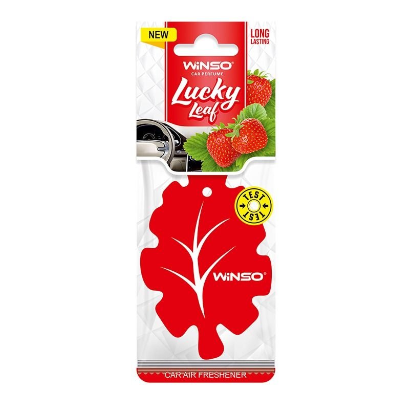 Ароматизатор WINSO Lucky Leaf Strawberry (537950)