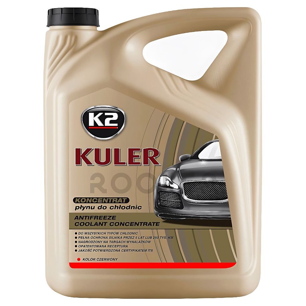 Антифриз K2 концентрат Kuler Long Life G12 Червоний 5L (T215C)