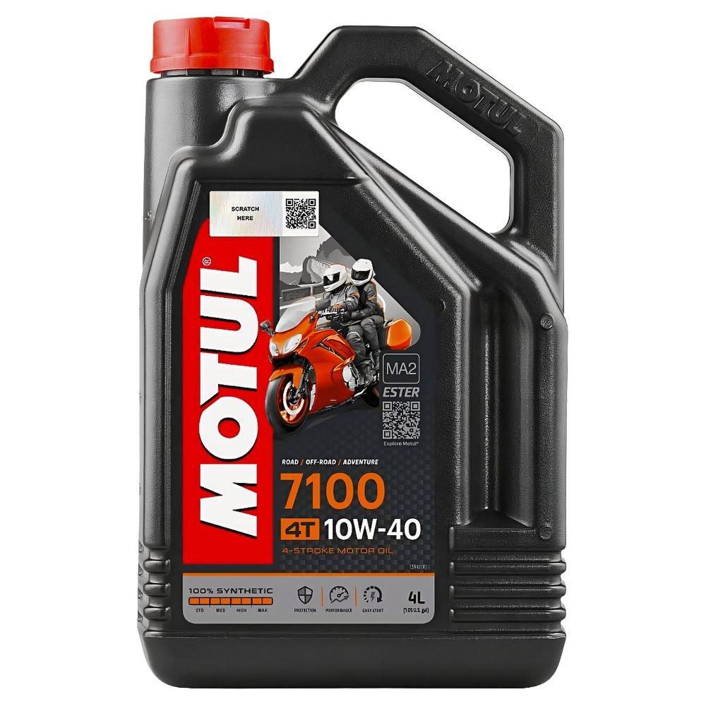 Олива для мототранспорту MOTUL 4T 7100 10W-40 4L (104092)