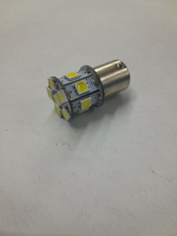 Лампа світлодіодна P21W (1156) 13SMD (5050) 1 ряд білий 24V*