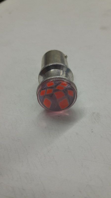 Лампа світлодіодна P21W (1156) 9SMD (2835) червоний 24V*