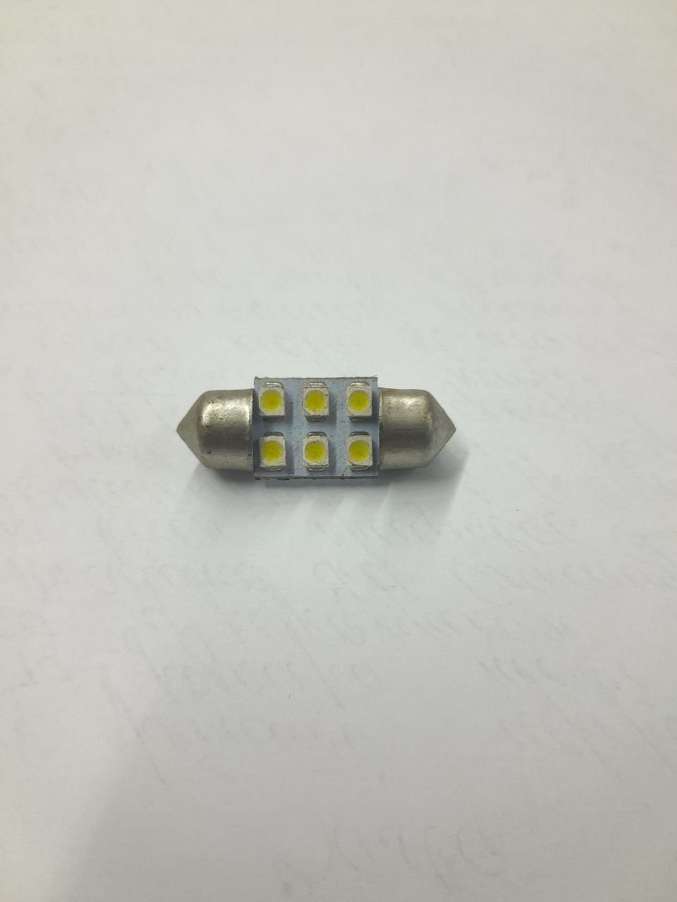 Лампа світлодіодна салону C10W 6SMD (3528) 31mm 12V*