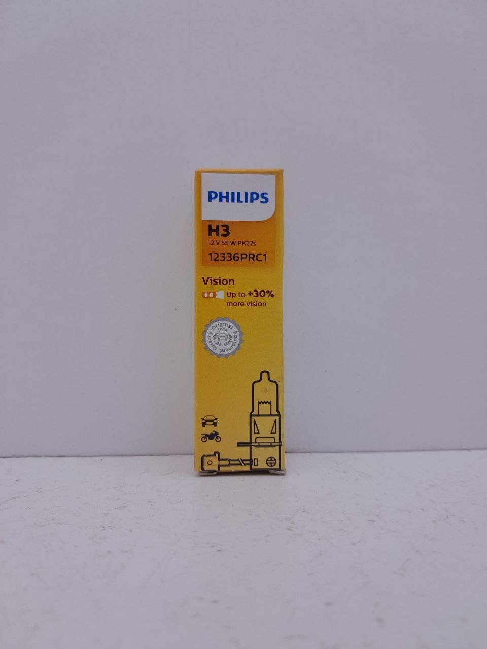 Лампа галогенна Philips H3 55w +30% Premium 12V (12336PRC1)