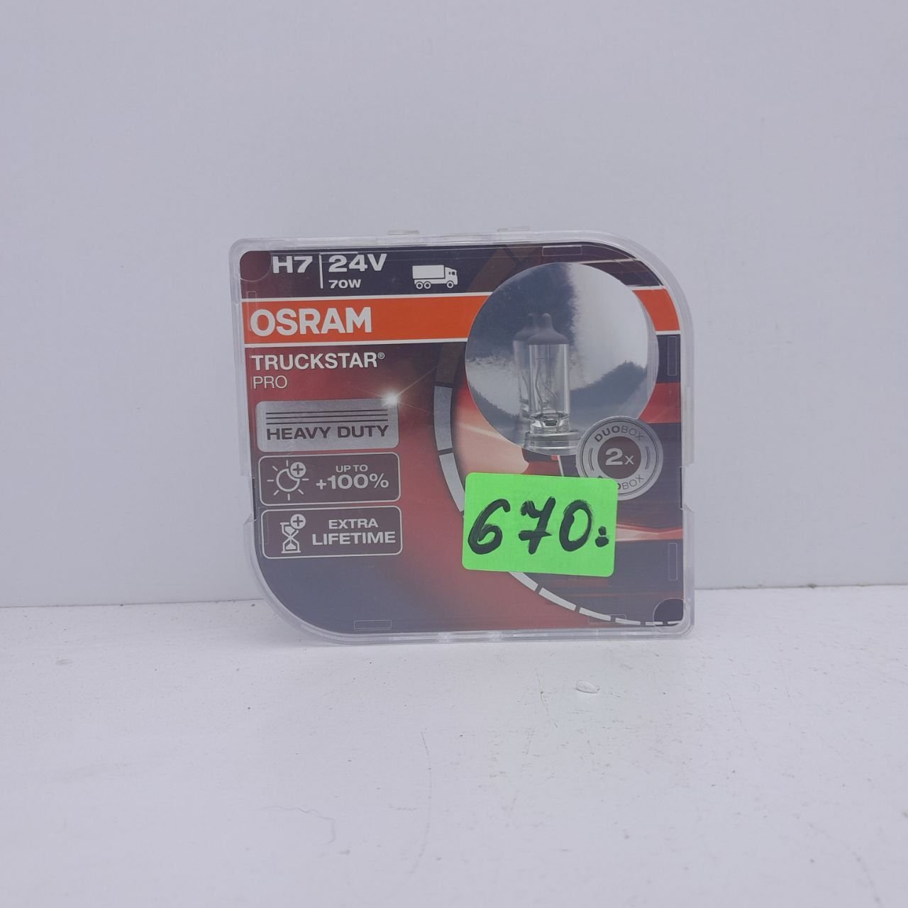 Лампа галогенна Osram H7 70w Original 24V (64215)