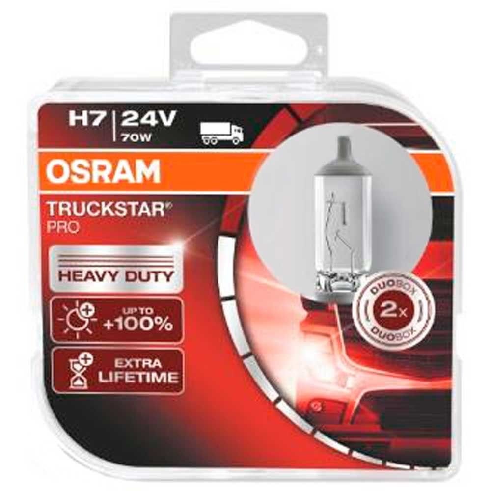 Лампа галогенна Osram H7 70w +100% TruckStar 24V (64215 TSP2BOX)