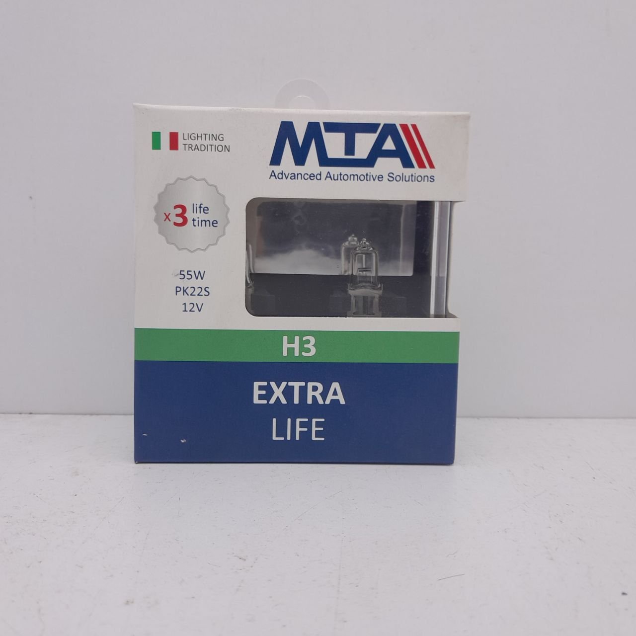 Лампа галогенна MTA H7 12V 55W PX26D EXTRA LIFE (2 шт.) (80715 ELB2)