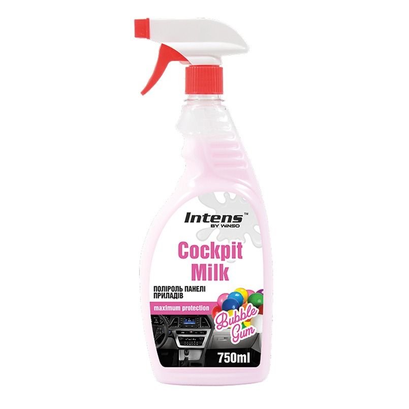 Поліроль для пластику WINSO Intens Cockpit milk Bubble Gum 750ml (875009)