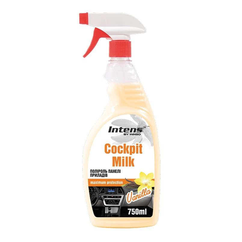 Поліроль для пластику WINSO Intens Cockpit milk Vanilla 750ml (875010)