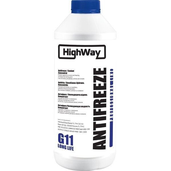 Антифриз Highway Концентрат G11 Синій 1.5L (10026)