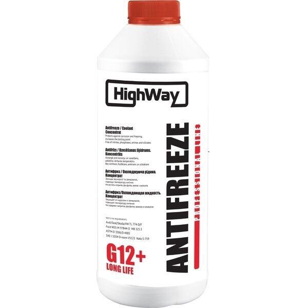 Антифриз Highway Концентрат G12+ Червоний 1.5L (10023)