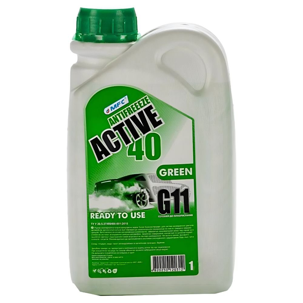 Антифриз МФК Active A40 -30C Зелений 1L