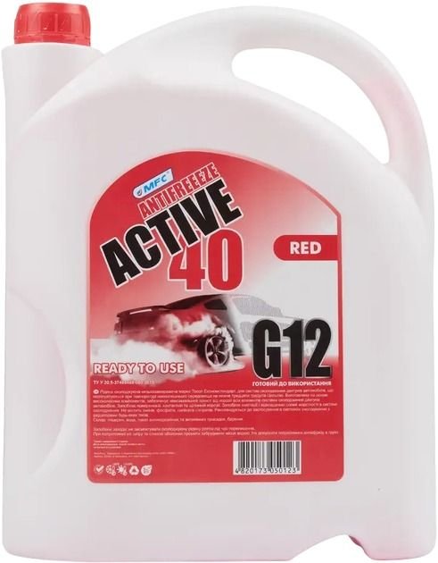 Антифриз МФК Active A40 -30C Червоний 10L