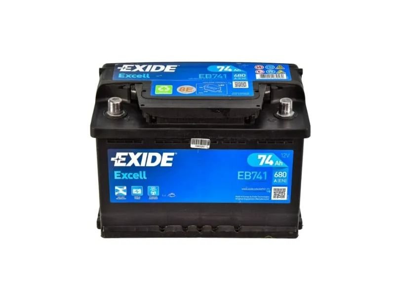 Акумулятор Exide 74Ah-12v EXCELL EN680 (EB741)