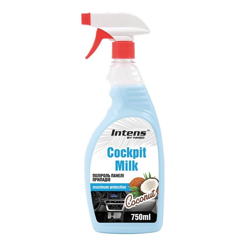 Поліроль для пластику WINSO Intens Cockpit milk Coconut 750ml (875013)