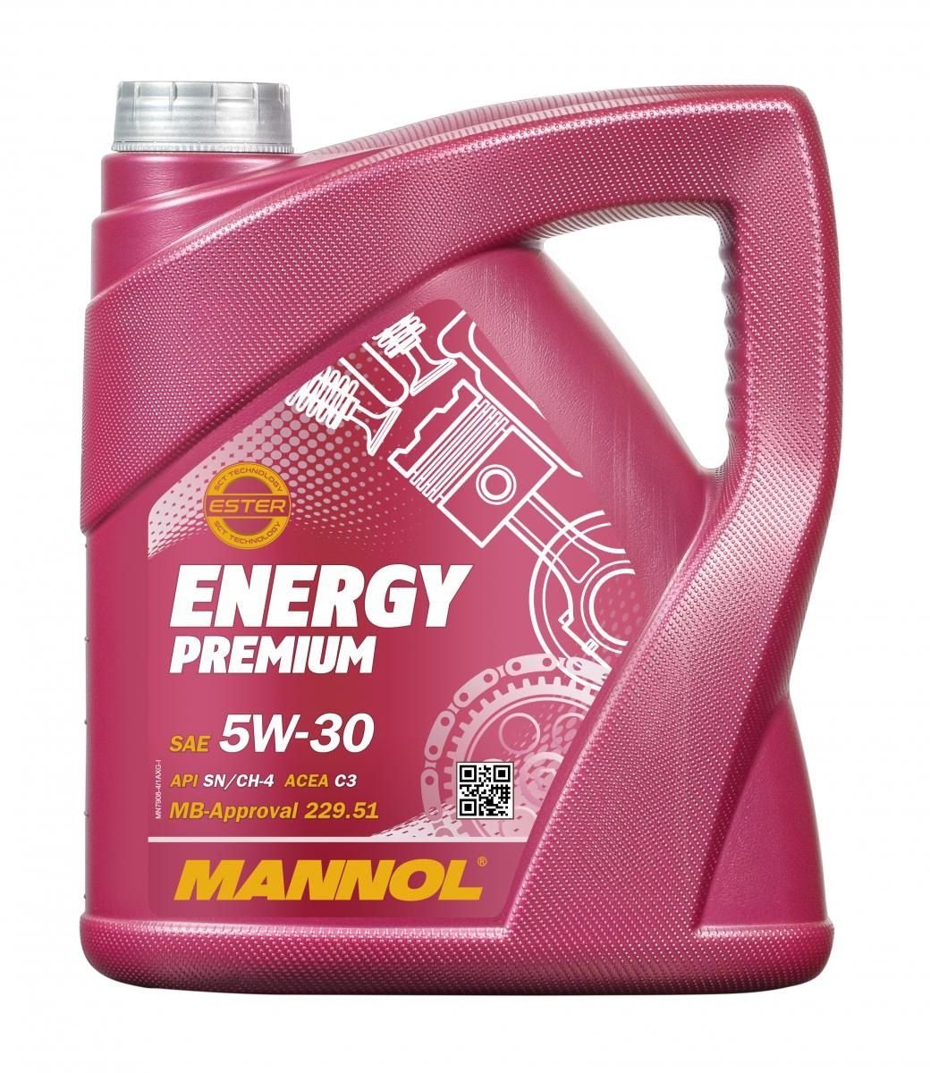 Моторна Олива Mannol Energi premium 5W-30 4L