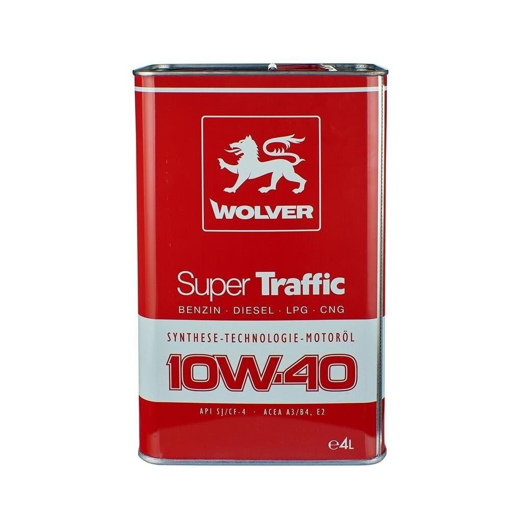 Моторна Олива WOLVER Super Traffic 10W-40 4L