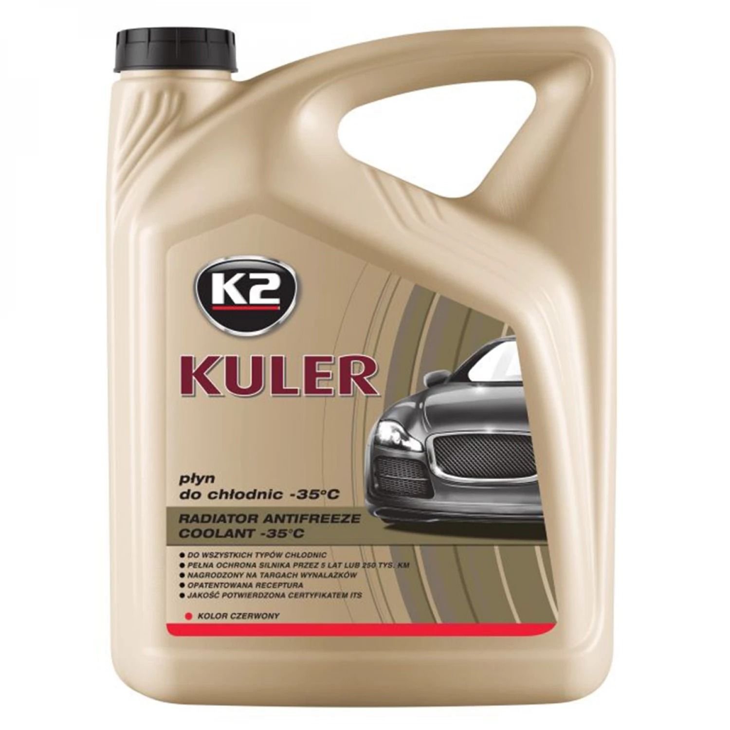 Антифриз K2 Kuler Long Life -35 °C G12 Червоний 5L (T205C)