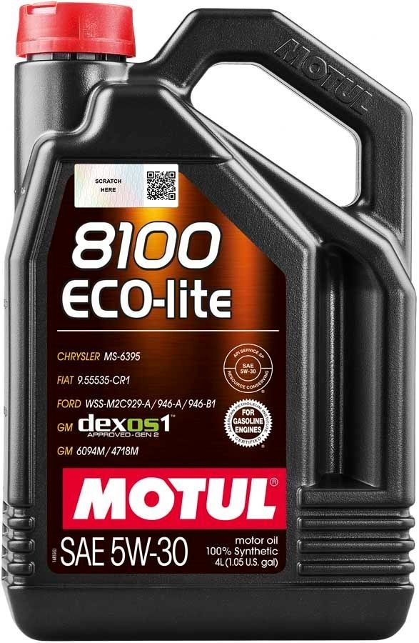 Моторна Олива MOTUL 8100 ECO-lite 5W-30 4L (108213)