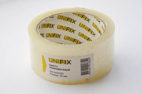 Стрічка клейка пакувальна UNIFIX пакувальний 38мкм 45мм 200м (SK-5400266)