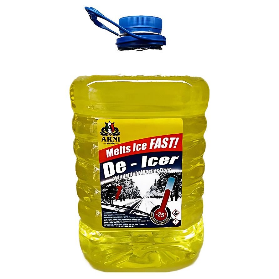 Омивач скла зимовий ARNI De-Icer -25 градуса, жовтий 5L