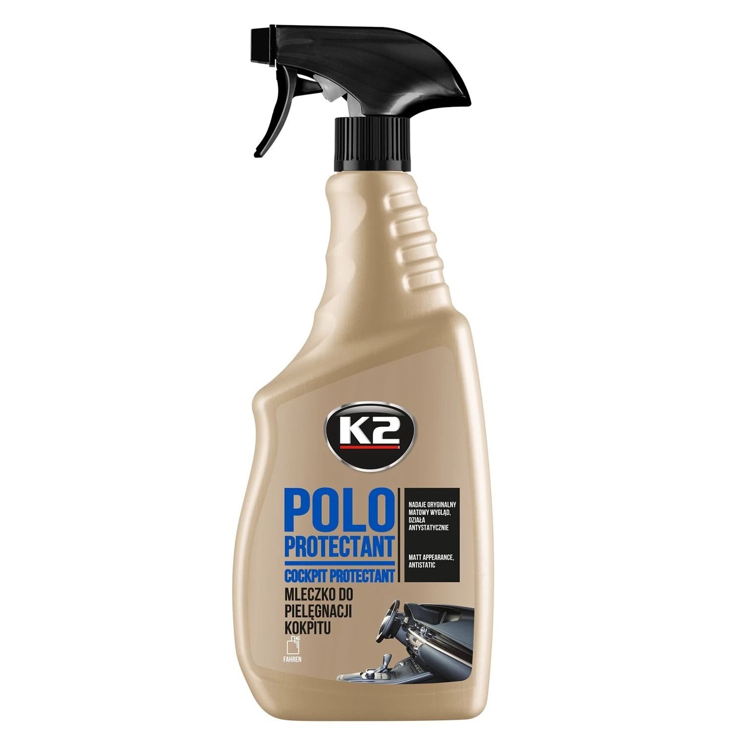 Поліроль для пластику K2 Polo Protectant матовий прозорий 750ml (K417M)